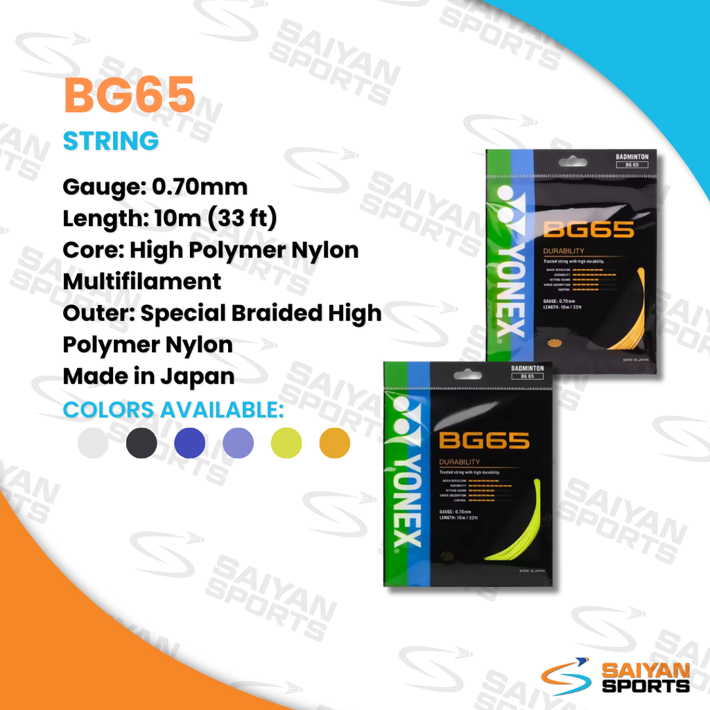 Yonex BG 65 Badminton String