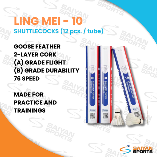 Ling Mei 10 Badminton Shuttlecock