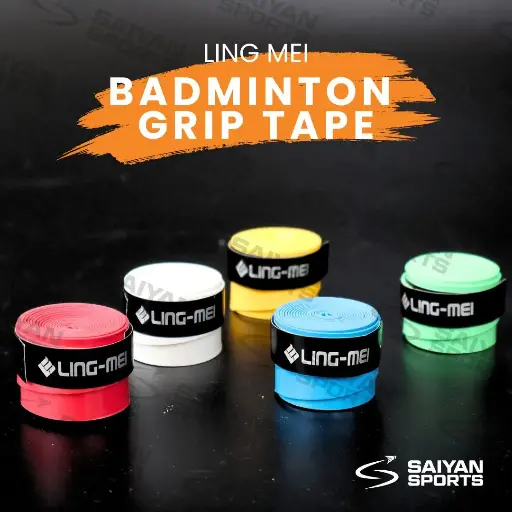 [BG100] Ling Mei Rubber Badminton Grip Tape