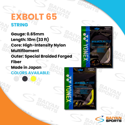 Yonex Exbolt 65 Badminton String