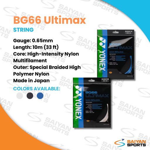 Yonex BG 66 Ultimax Badminton String